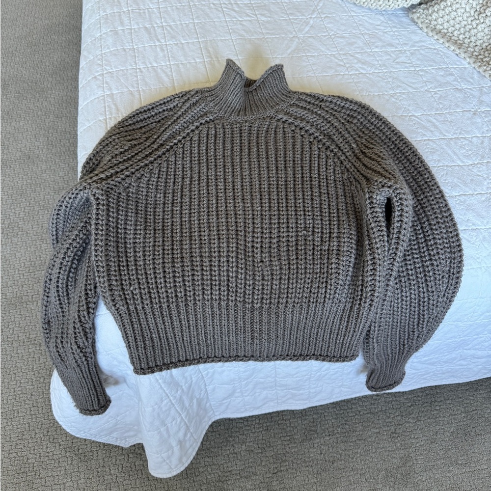 Chunky Knit Brown Sweater